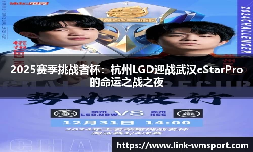 2025赛季挑战者杯：杭州LGD迎战武汉eStarPro的命运之战之夜